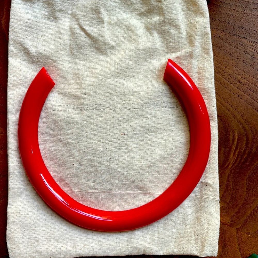 Awesome orly genger necklace by Jaclyn Mayer lucite